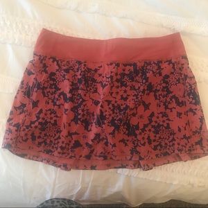 Floral Lululemon Skort- Tall